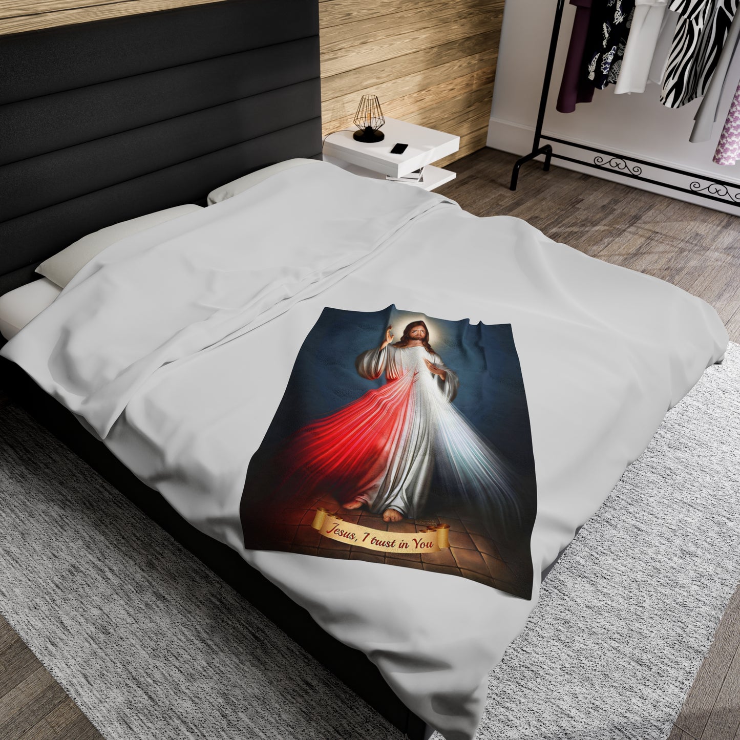 Divine Mercy Plush Blanket