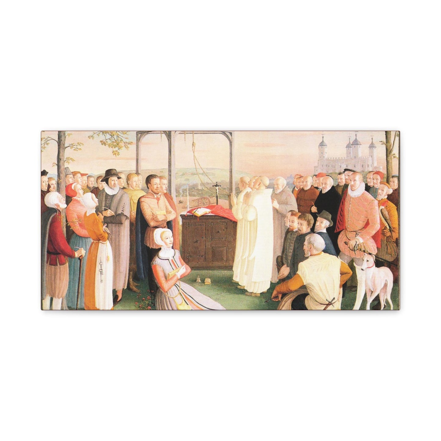 St Edmund and Companions Catholic Canvas Print Matte Canvas, Stretched 1.25"