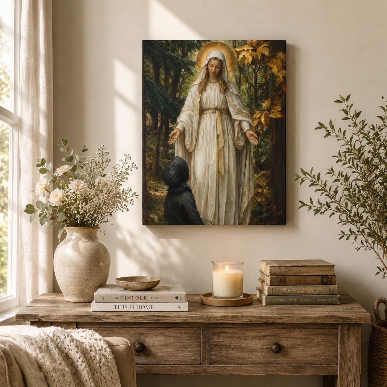 Our Lady of Champion canvas print — additional product photo