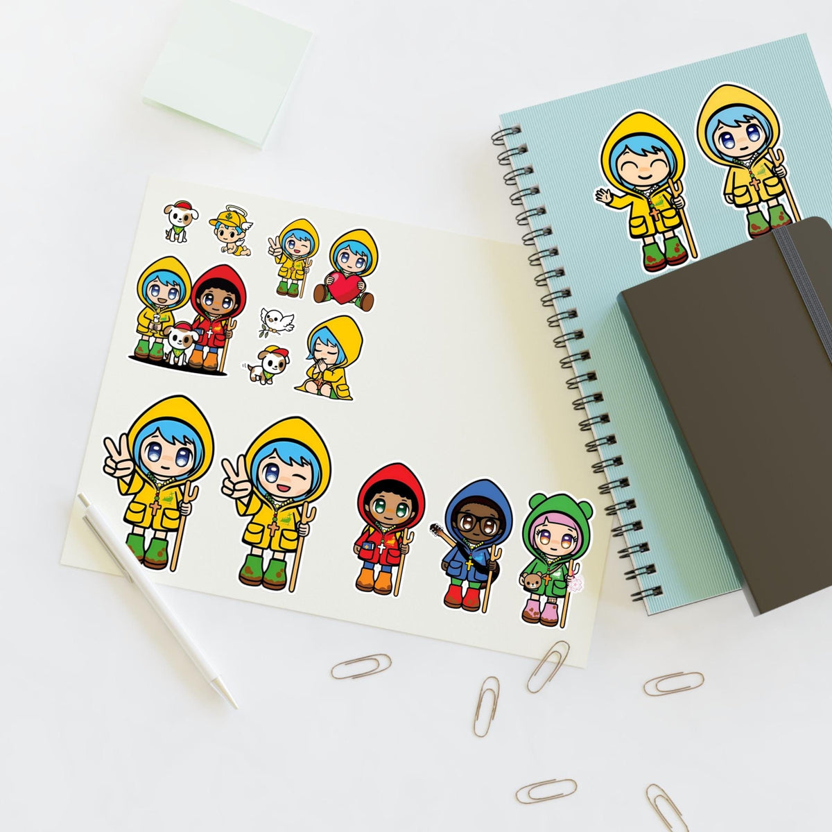 Luce and Friends 2025 Vatican Jubilee Sticker Sheet