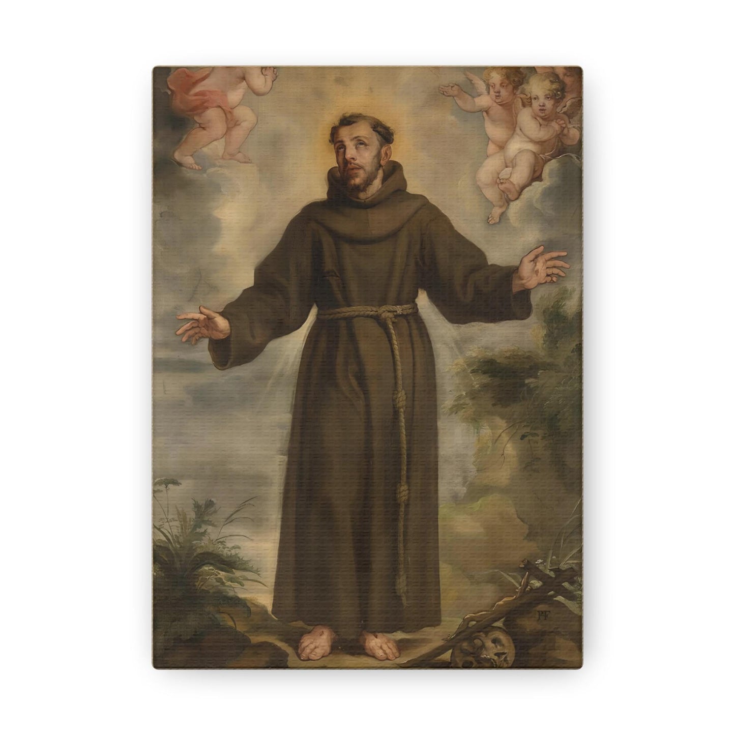 St. Francis of Assisi Catholic Canvas
