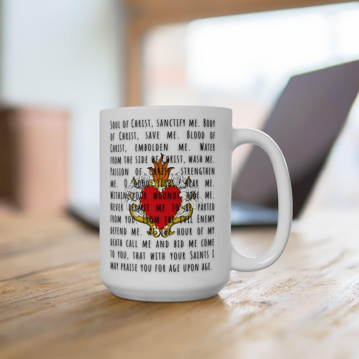 Anima Christi Catholic Prayer Mug