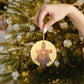 Our Lady of Akita Catholic Christmas Ornament