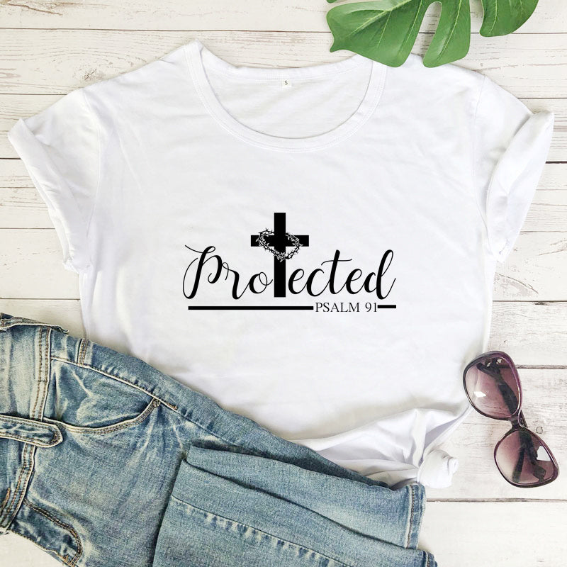 Protected by Jesus Women's Tee