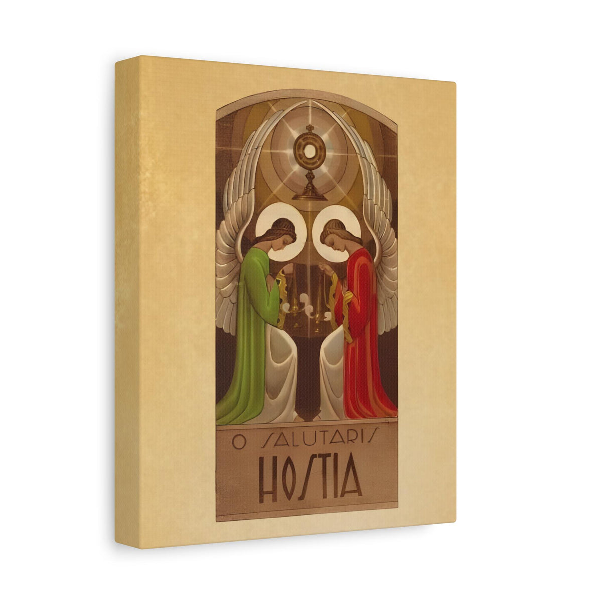 O Salutaris Hostia Catholic Adoration Canvas