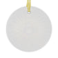 Adore Jesus Catholic Glass Christmas Ornament