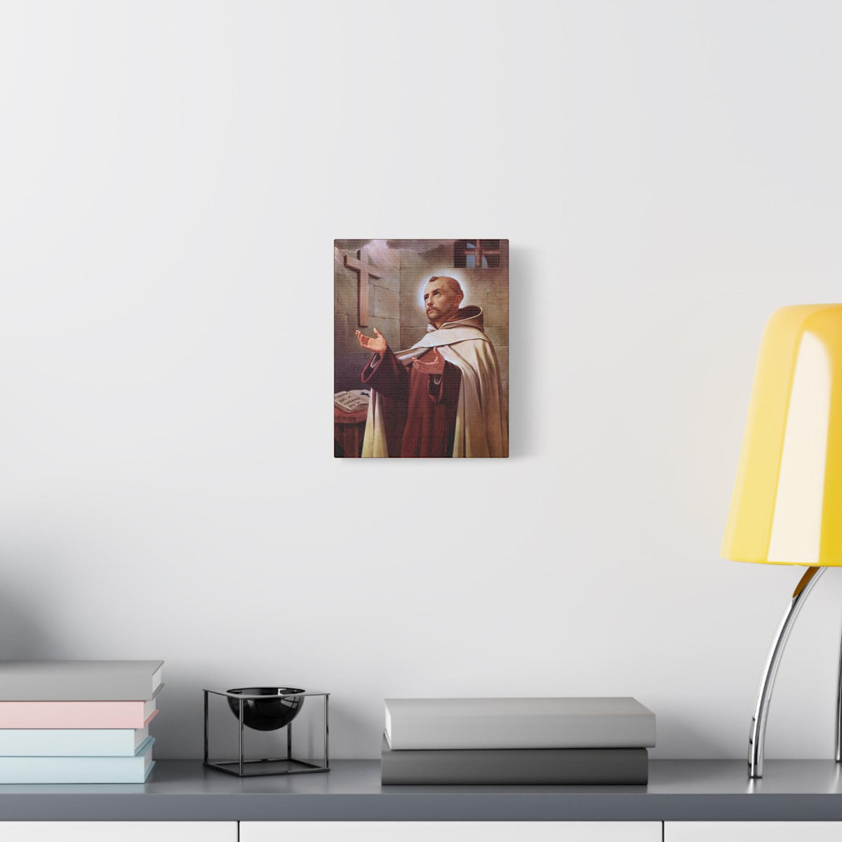 Saint John of the Cross canvas print, Carmelite mystic devotional art — Catholic gift from Glory Be Gifts – view 5