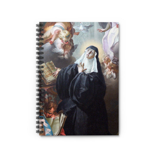 St Scholastica Catholic Confirmation Notebook Gift, Adoration Journal