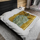 Our Lady of Champion Plush Blanket, Catholic Velveteen