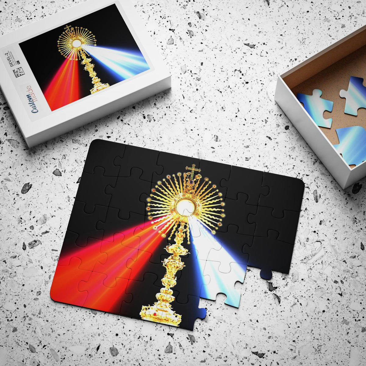Divine Mercy Catholic Kids' Puzzle, Perfect for Family Fun, Educational Gift, Kids Activities, Christmas Gift, Birthday Puzzle