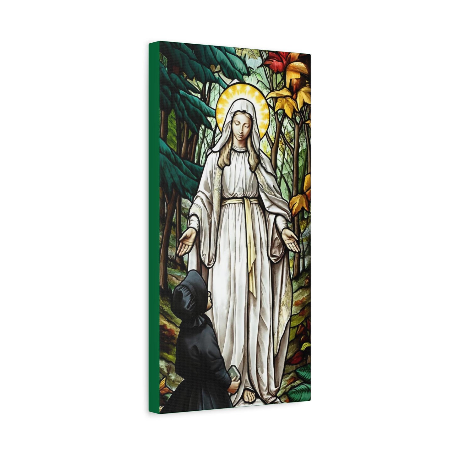 Our Lady of Champion Stained Glass Print | Catholic Canvas