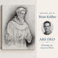 Saint Francis of Assisi canvas print, Franciscan habit with dove sacred art sketch — Catholic gift from Glory Be Gifts – view 4