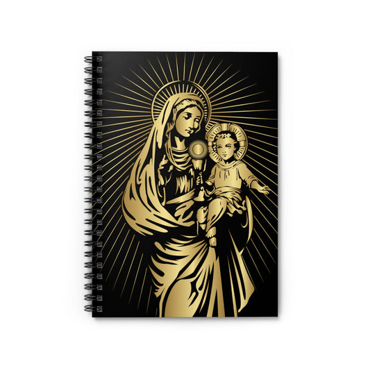 Mary Queen of Heaven and Child Jesus Adoration Journal, Catholic Prayer Notebook