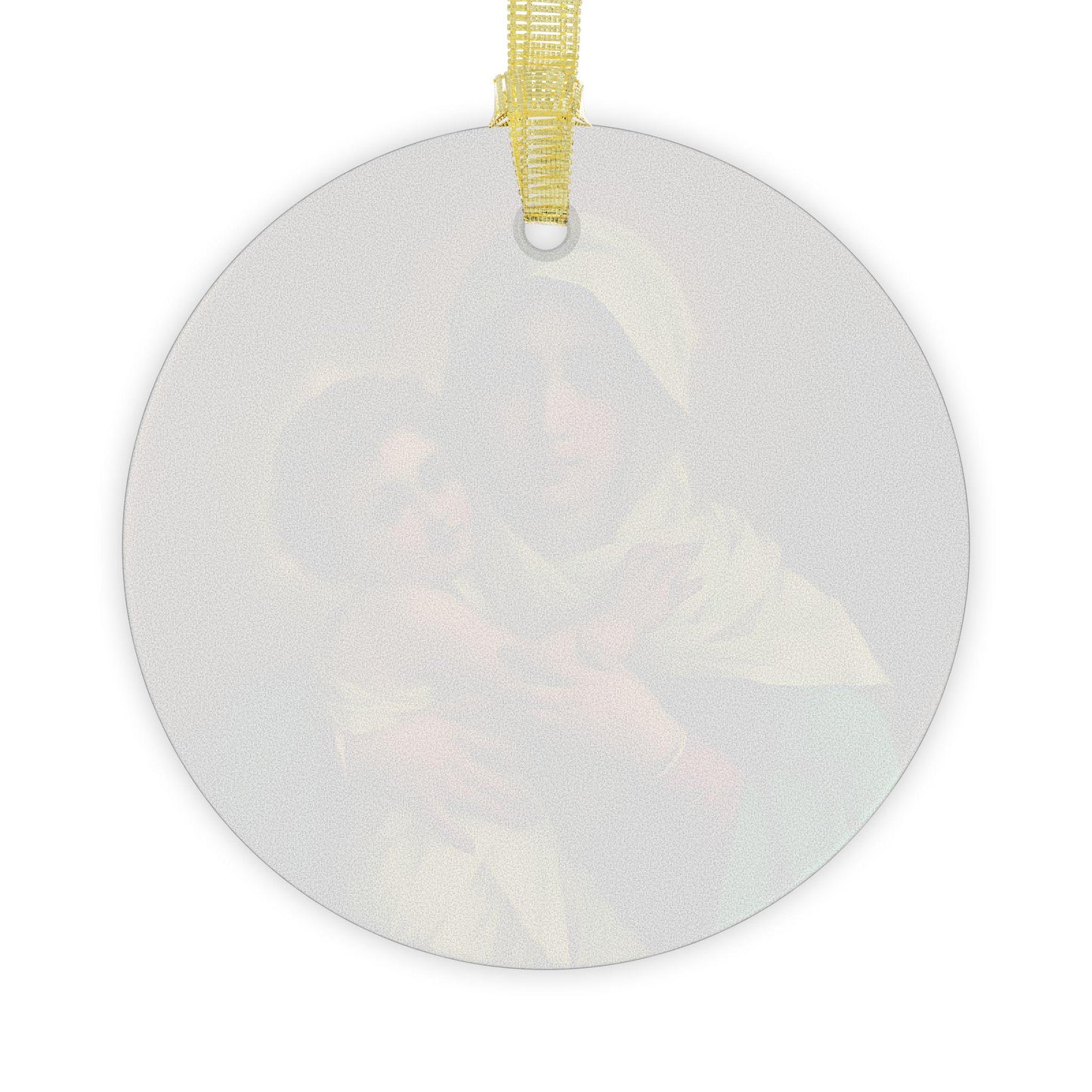 Our Lady of Schoenstatt Catholic Glass Ornament