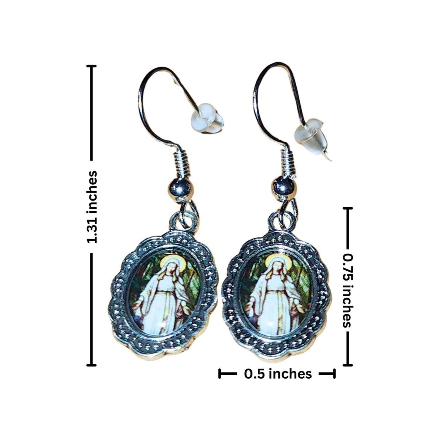 Our Lady of Guadalupe Dangle Earrings – Catholic Jewelry
