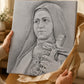 Saint Thérèse of Lisieux Canvas Print | Sacred Art by Brian Kelliher