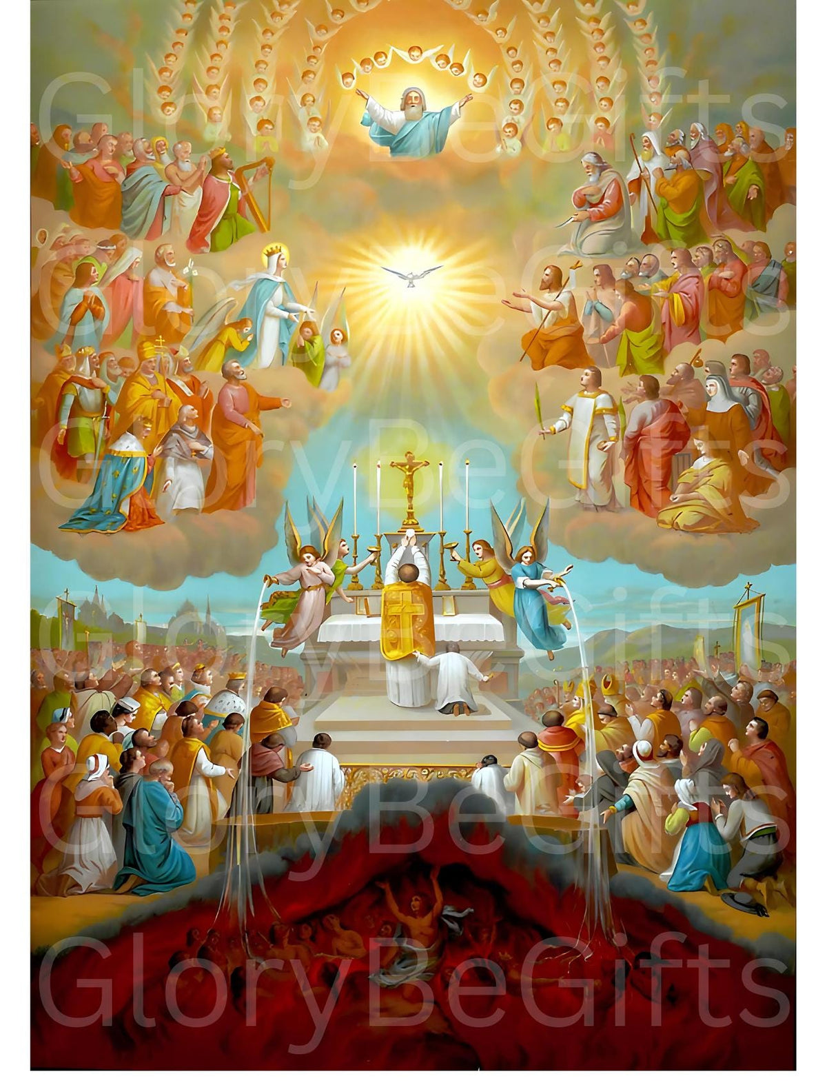 Communion of the Saints Digital Download | Latin Mass Art