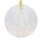 Mary Mother of the Eucharist Glass Ornament