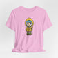 Luce Unisex Tee featuring the Catholic Jubilee Year mascot — Catholic gift from Glory Be Gifts – view 5