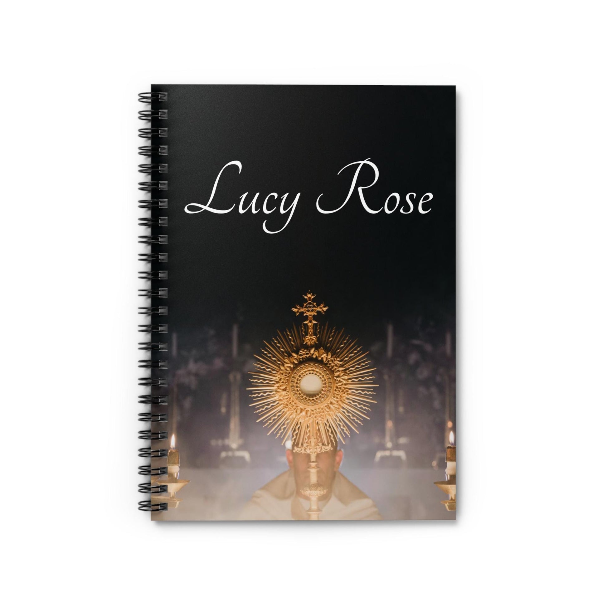 Sacred Heart of Jesus prayer journal, ruled Catholic adoration notebook — Catholic gift from Glory Be Gifts