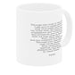St Benedict Catholic Prayer Coffee Mug, Confirmation Gift