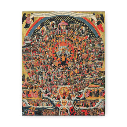 Hymn to the Virgin Canvas – Theodore Poulakis Print