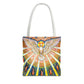 Holy Spirit Tote Bag – Mosaic Art Canvas Shoulder Bag