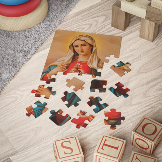 Immaculate Heart of Mary Catholic Kids' Puzzle, Educational Family Gift