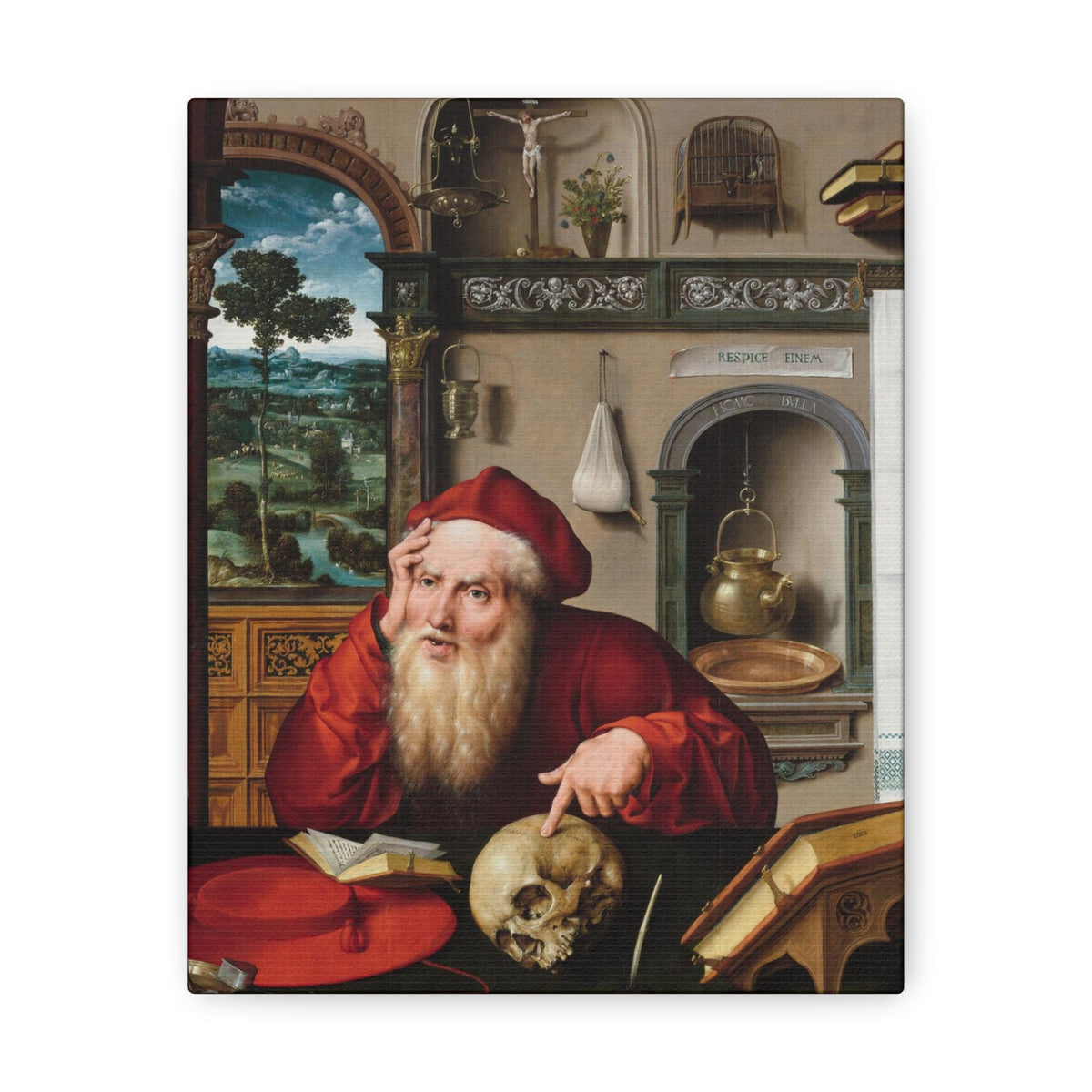 St Joseph Confirmation Gift Canvas, Catholic Wall Art