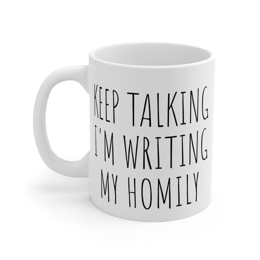 11 oz Personalized Funny Gift for Priest or Deacon, Funny Coffee Mug, Funny Religious Gift, Catholic Gift for Religious