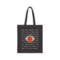 Anima Christi Prayer Tote Bag, Catholic Canvas Shoulder Bag