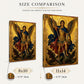 Four Archangels Canvas Wall Art Set, Catholic Icon Print