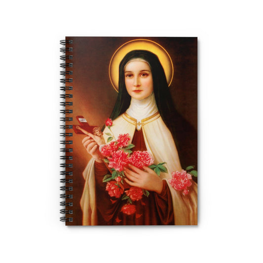 St Therese the Little Flower Confirmation Notebook Gift, Adoration Journal