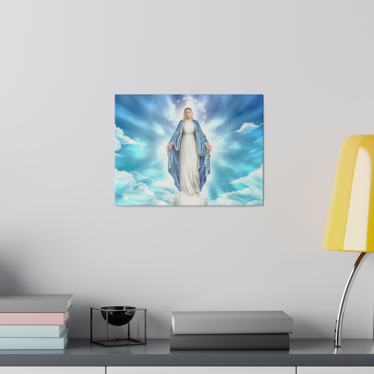 Our Lady of the Immaculate Conception Canvas Print - Catholic Religious Art Decor - Virgin Mary Wall Art - Christian Devotional Home Decor