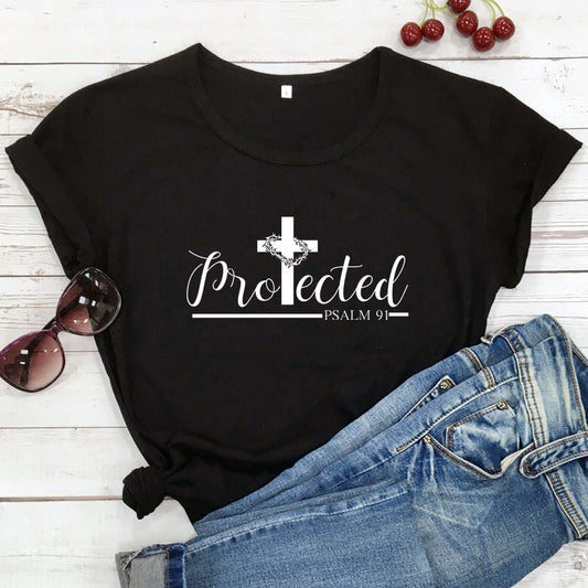 Protected by Jesus Women's Tee