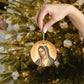Our Lady of Guadalupe Glass Ornament, Catholic Christmas Gift
