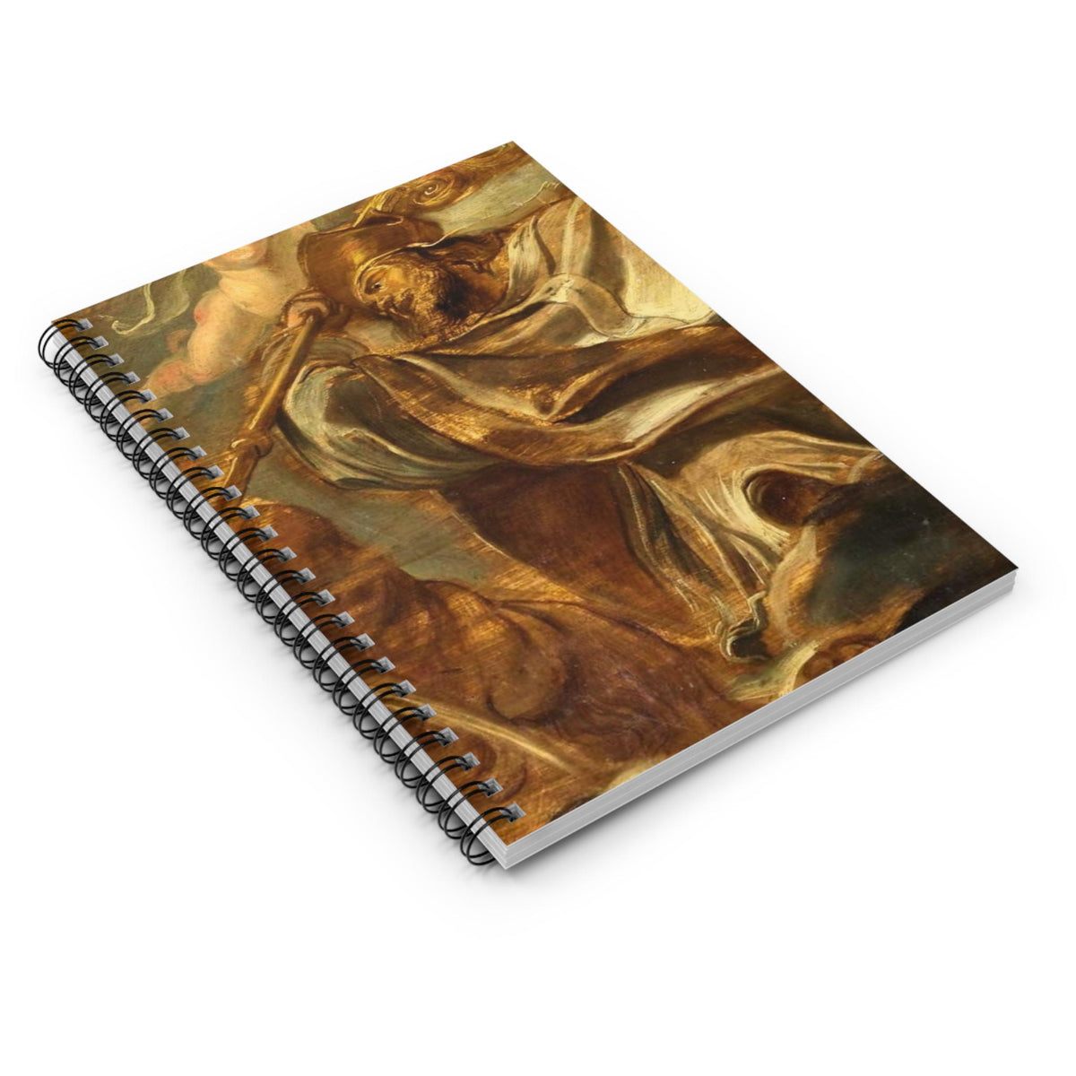 Saint Gregory Nazianzen Confirmation journal, ruled Catholic adoration notebook — Catholic gift from Glory Be Gifts – view 3