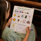 Catholic Mass bag for toddlers with board book, dry-erase board, and fidget toy — Catholic gift from Glory Be Gifts – view 2