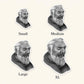 Padre Pio sticker, Catholic saint portrait sacred art decal — Catholic gift from Glory Be Gifts – view 2