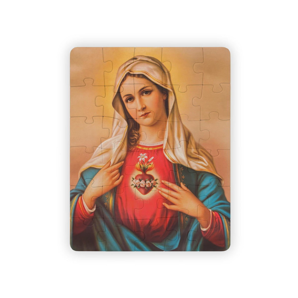 Immaculate Heart of Mary Catholic Kids' Puzzle, Educational Family Gift