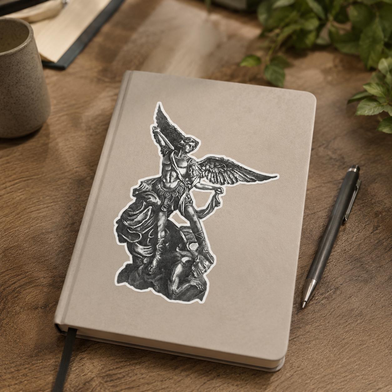 St Michael Archangel Die Cut Sticker, Catholic Faith Decal