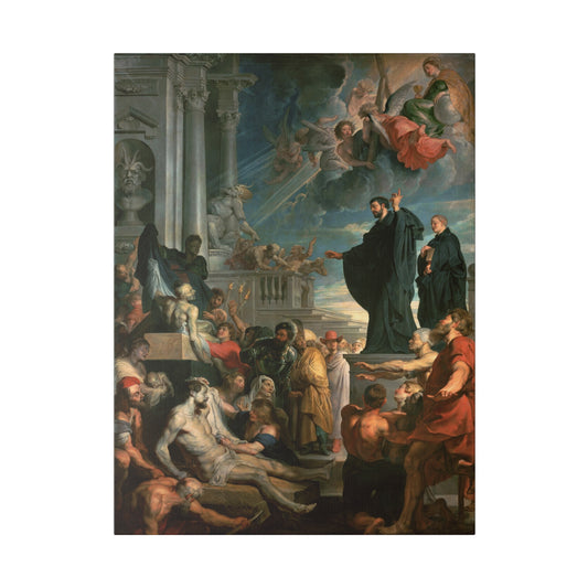 Saint Francis Xavier Canvas Christmas Gift Idea for Him, Religious Wall Art, Catholic Wallart, St Francis Confirmation Gift