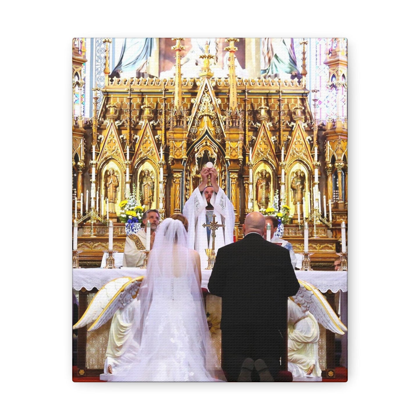 Catholic Wedding Gift Canvas Print Photo To Canvas
