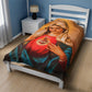 Immaculate Heart of Mary Plush Blanket, Marian Catholic Gift