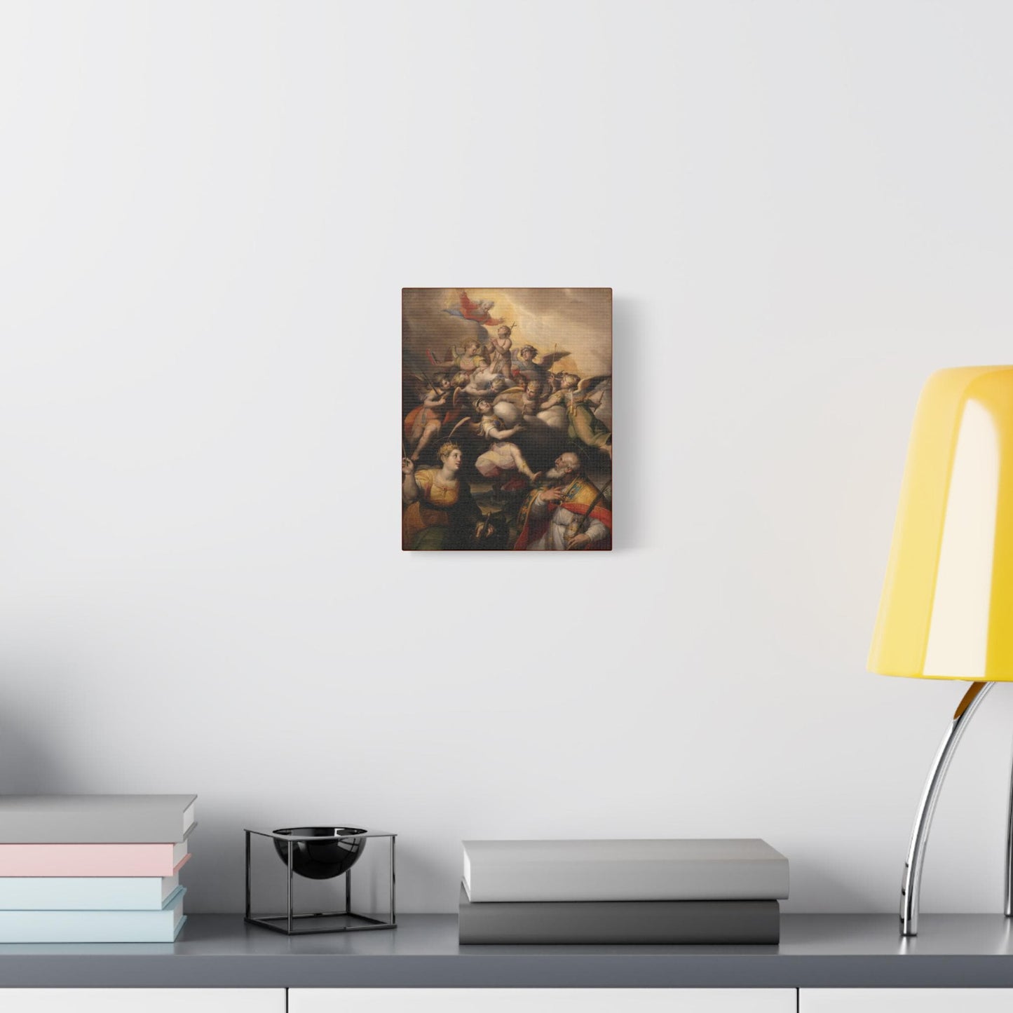 Saint Pope Silverius Catholic Canvas Print Stretched Canvas, Traditional Religious Wall Art, Confirmation Saint