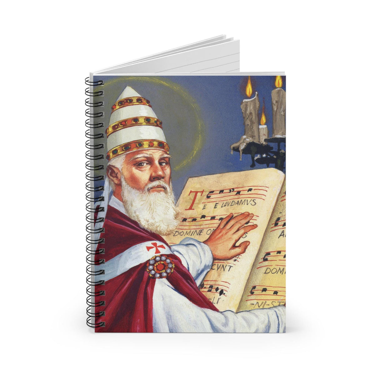 Pope St. Gregory the Great Adoration Journal – Catholic gift from Glory Be Gifts – view 2
