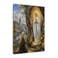 Our Lady of Lourdes Canvas Print, St. Bernadette Grotto