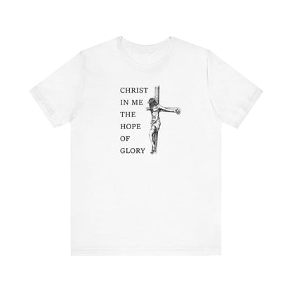 Christ In Me Catholic Tee with Crucifix
