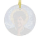 Blessed Carlo Acutis Glass Christmas Ornament