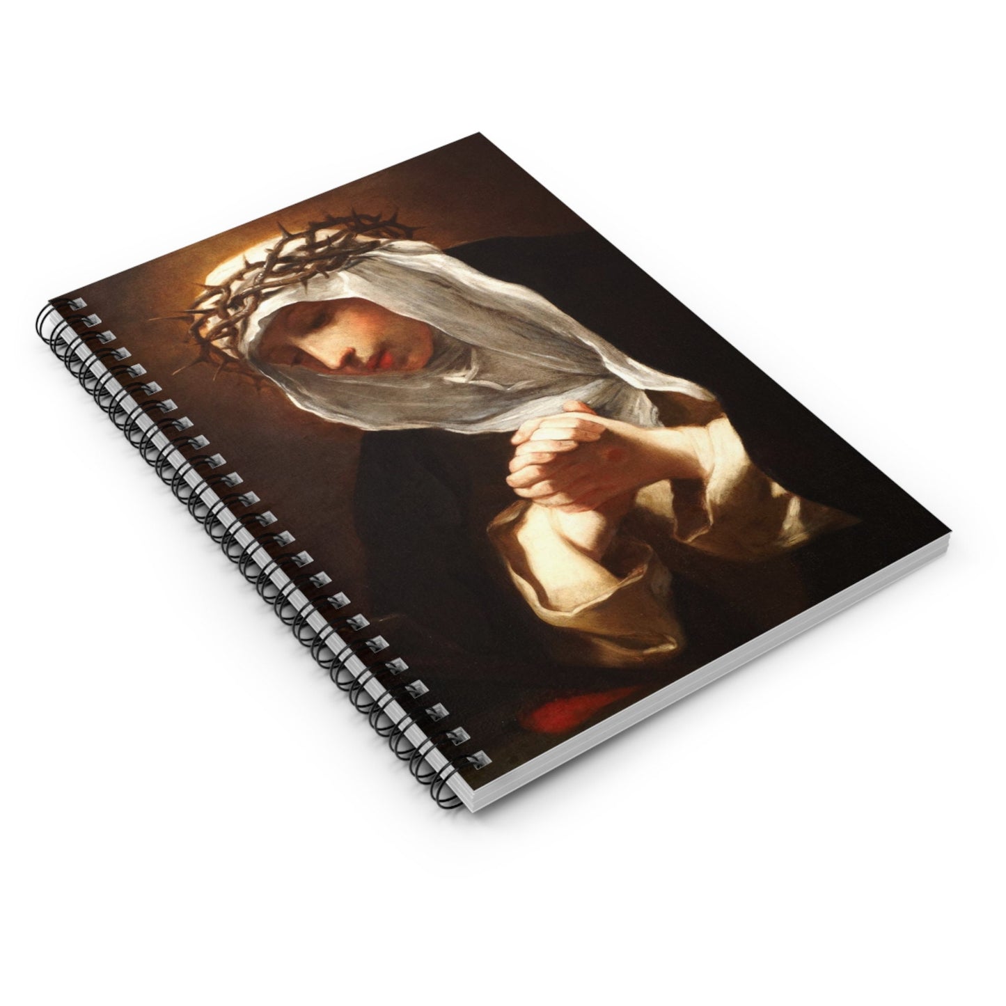 Catherine of Siena Devotional Journal, Catholic Notebook Gift for Religious Ed student, Confirmation Saint Gift Idea